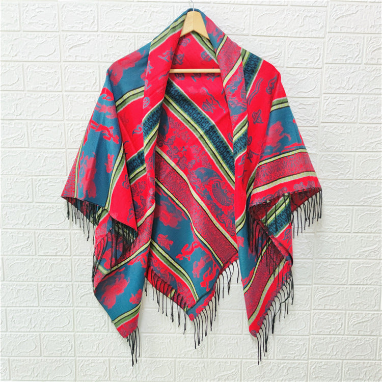 Women's Style Large Kerchief Shawl Warm Travel Scarfs