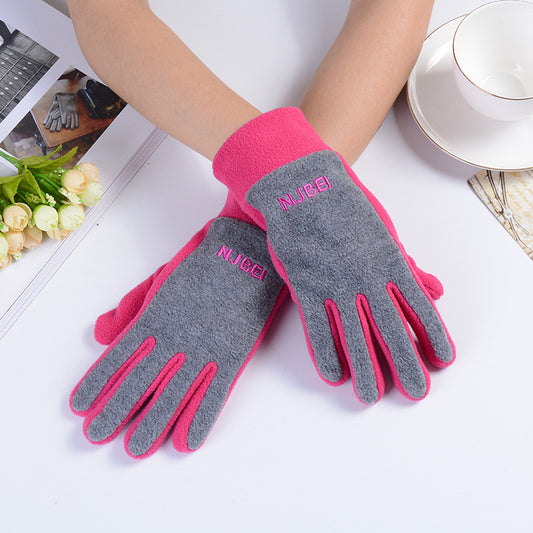 Fleece Outdoor Keep Warm Driving Biking Thickened Gloves