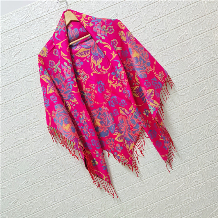 Women's Style Large Kerchief Shawl Warm Travel Scarfs