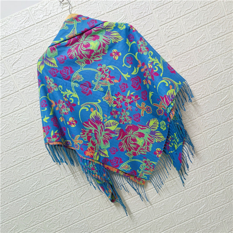 Women's Style Large Kerchief Shawl Warm Travel Scarfs