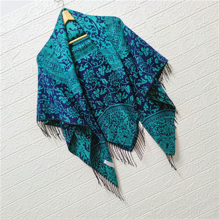 Women's Style Large Kerchief Shawl Warm Travel Scarfs