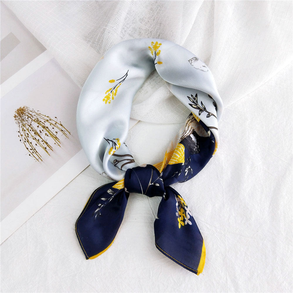 Women's Towel Silk Autumn Summer Korean Style Scarfs