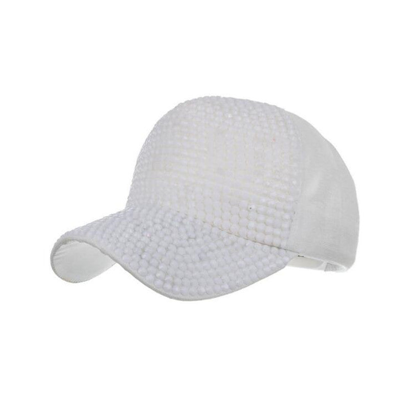 Women's Style Fashion Full Diamond Mesh Baseball Hats & Caps