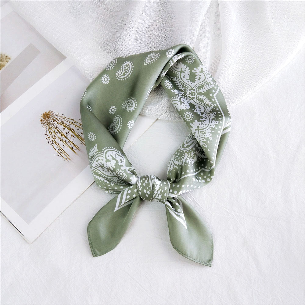 Women's Towel Silk Autumn Summer Korean Style Scarfs