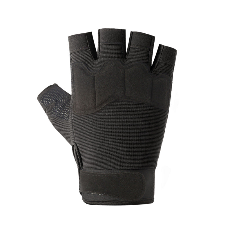 Women's & Men's Tactical Half Finger Outdoor Paratroopers Protective Gloves