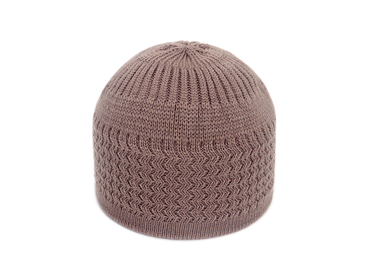 Women's & Men's Hat Slipover Knitted Wave Jacquard Neutral Hats & Caps