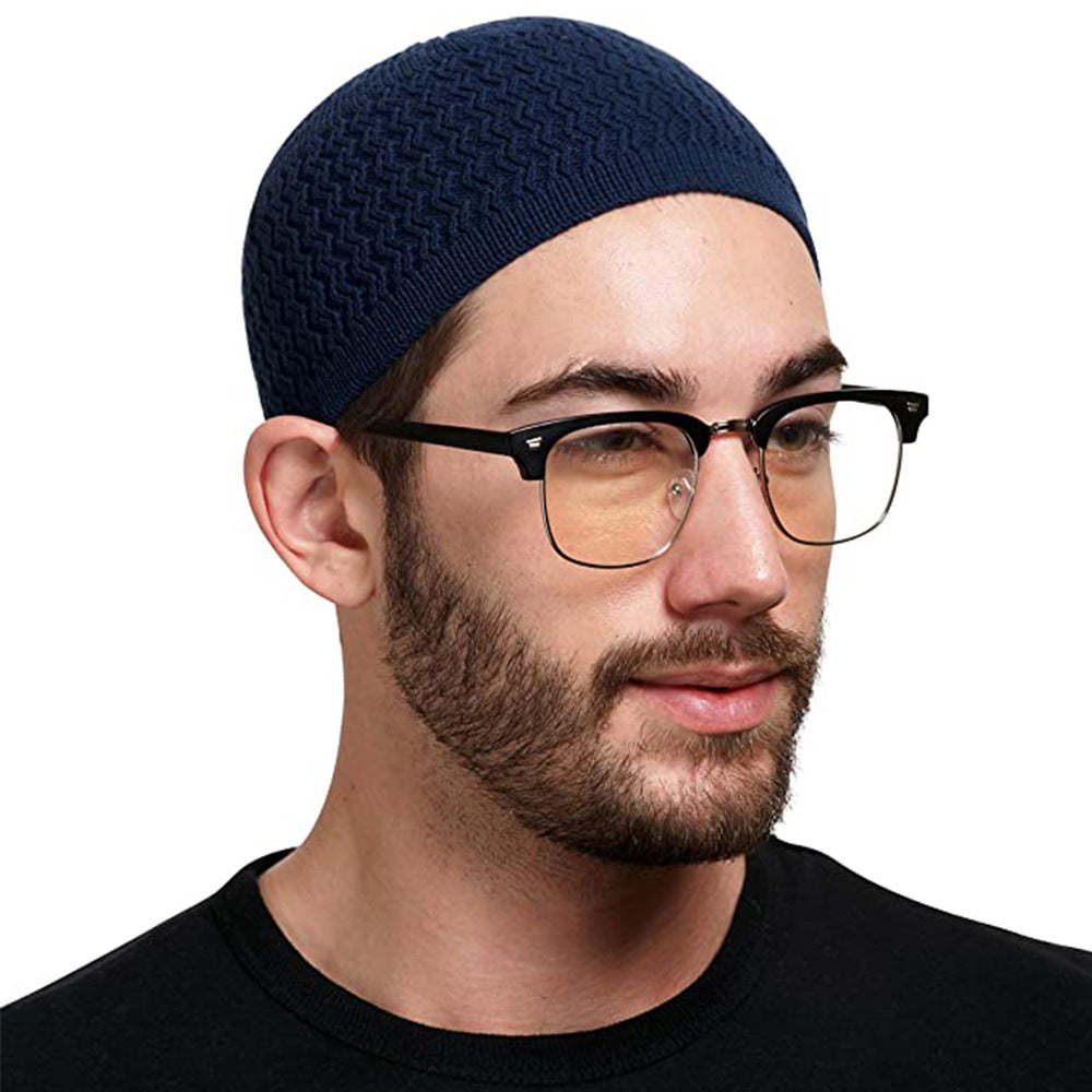 Women's & Men's Hat Slipover Knitted Wave Jacquard Neutral Hats & Caps