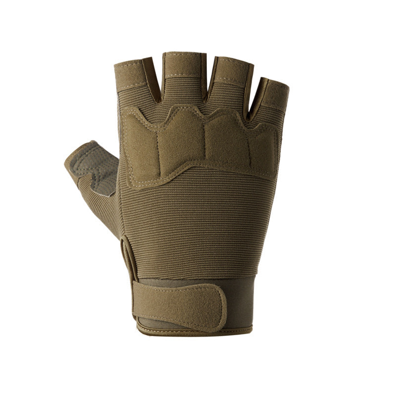 Women's & Men's Tactical Half Finger Outdoor Paratroopers Protective Gloves