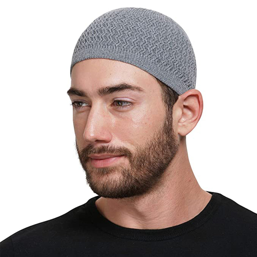 Women's & Men's Hat Slipover Knitted Wave Jacquard Neutral Hats & Caps