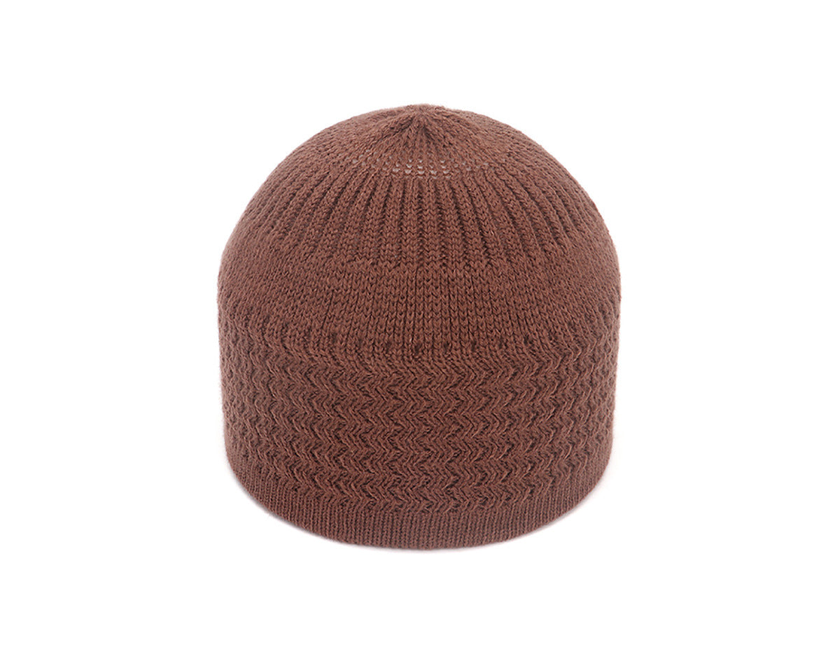 Women's & Men's Hat Slipover Knitted Wave Jacquard Neutral Hats & Caps