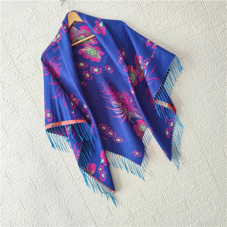 Women's Style Large Kerchief Shawl Warm Travel Scarfs