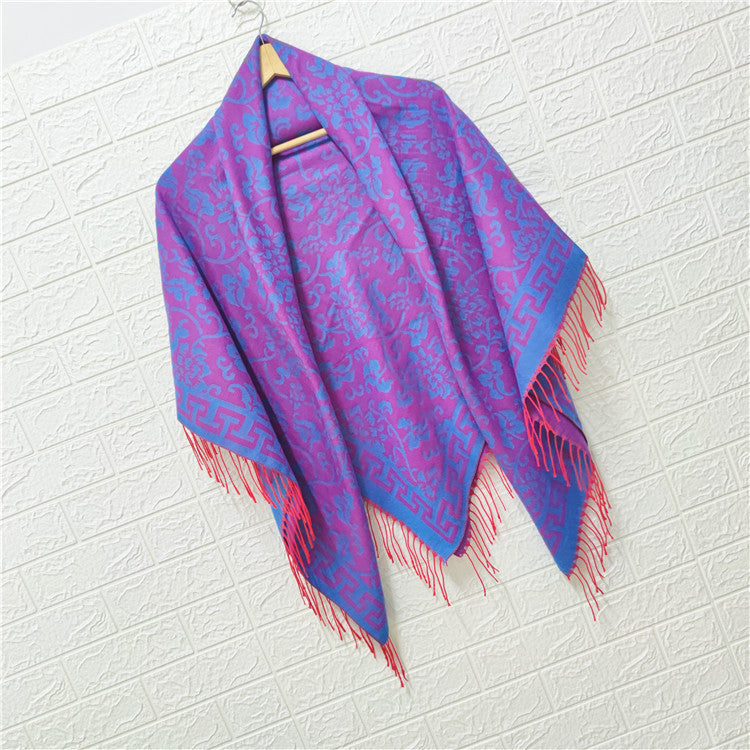 Women's Style Large Kerchief Shawl Warm Travel Scarfs