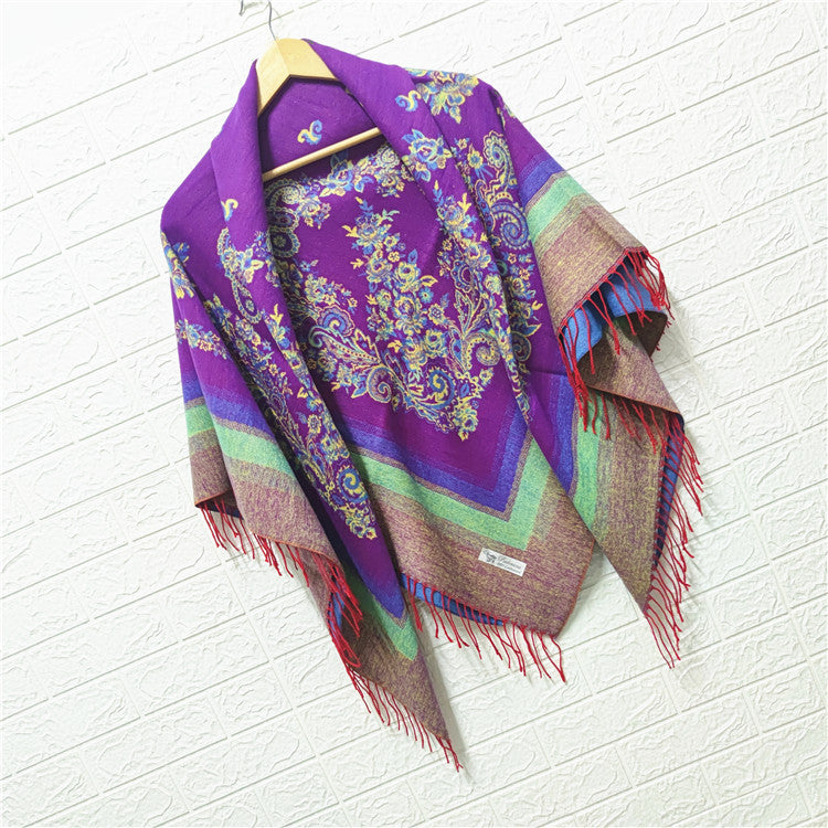 Women's Style Large Kerchief Shawl Warm Travel Scarfs