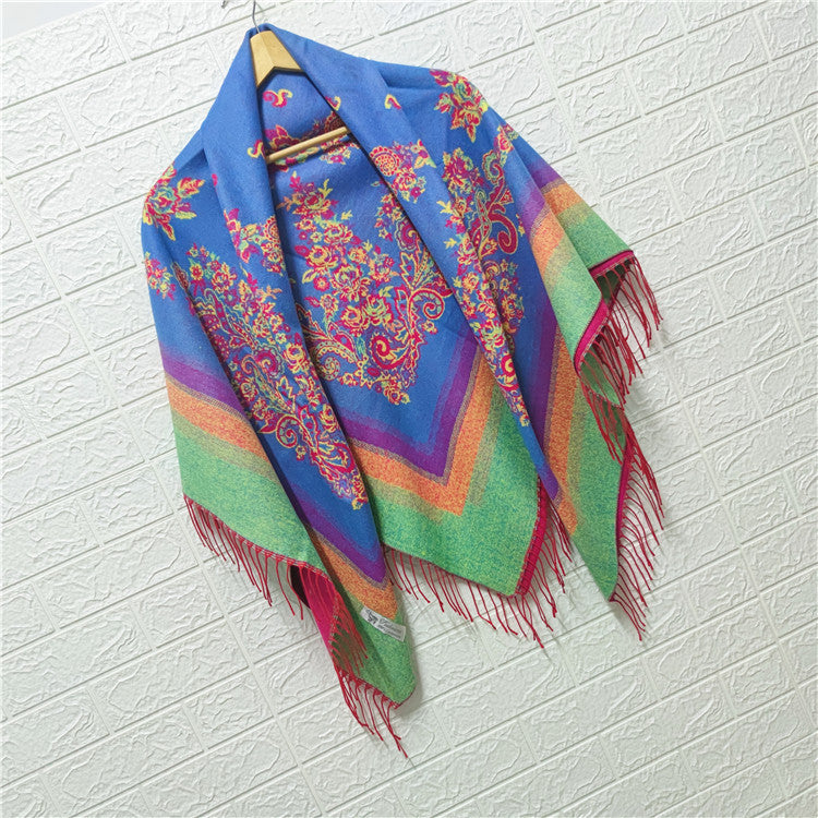 Women's Style Large Kerchief Shawl Warm Travel Scarfs