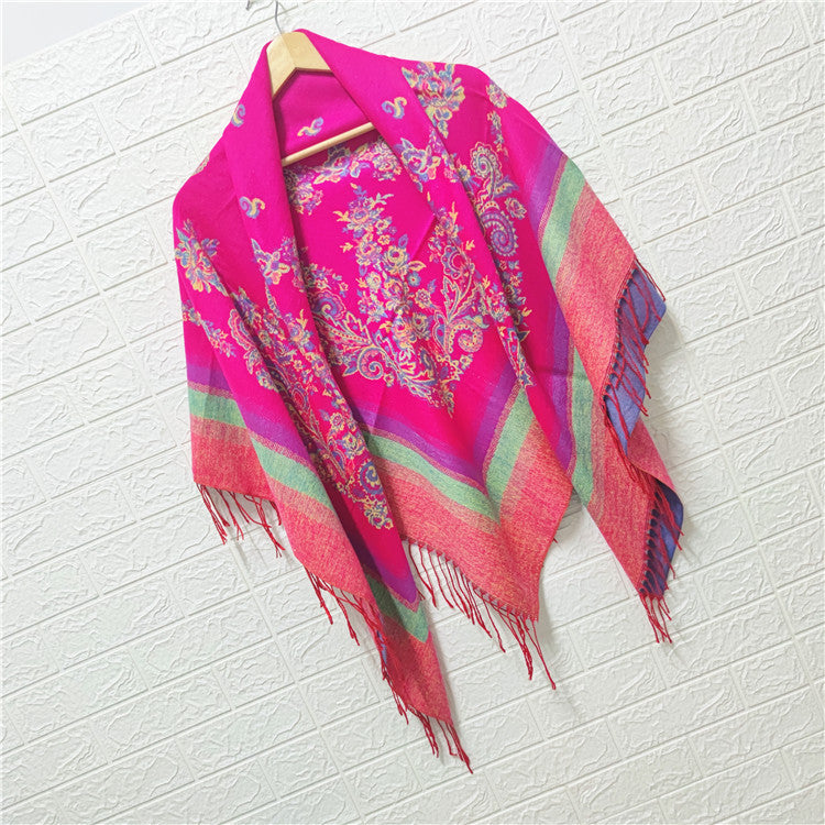 Women's Style Large Kerchief Shawl Warm Travel Scarfs