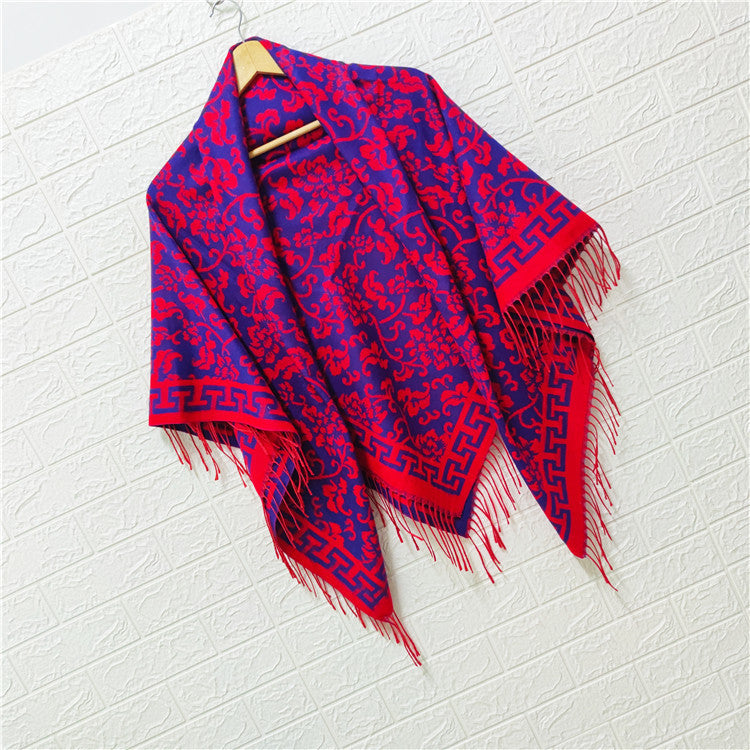 Women's Style Large Kerchief Shawl Warm Travel Scarfs