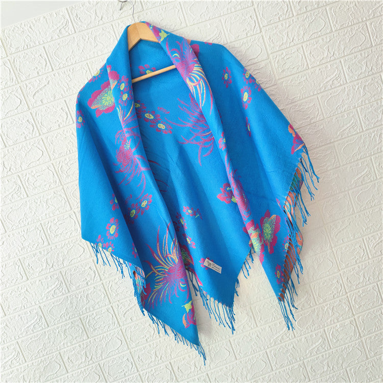 Women's Style Large Kerchief Shawl Warm Travel Scarfs