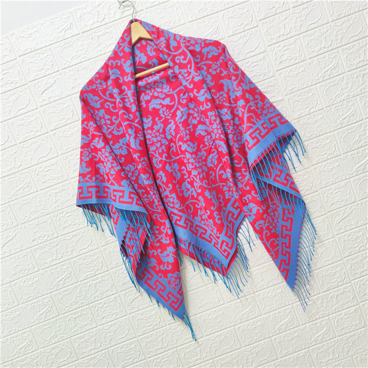 Women's Style Large Kerchief Shawl Warm Travel Scarfs