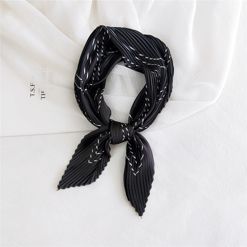 Women's Small Square Towel Silk Autumn Summer Scarfs