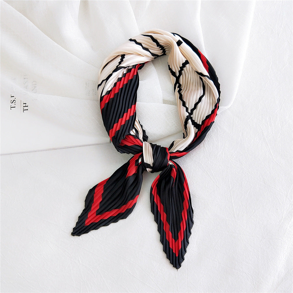 Women's Small Square Towel Silk Autumn Summer Scarfs