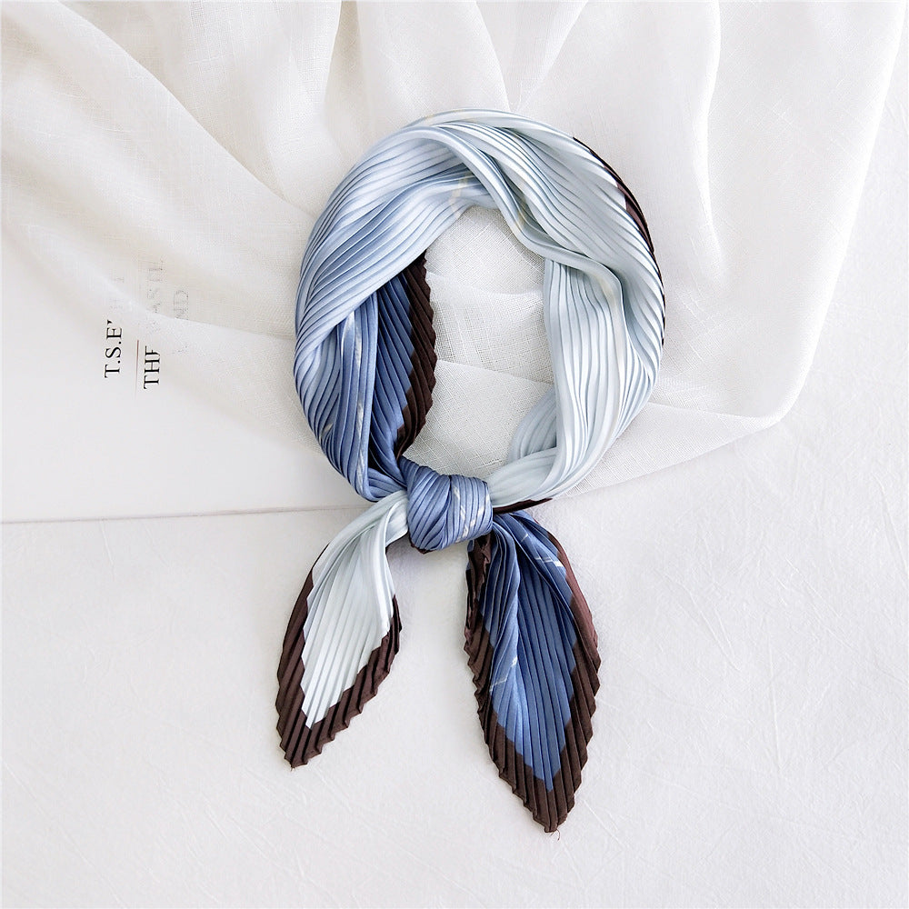 Women's Small Square Towel Silk Autumn Summer Scarfs