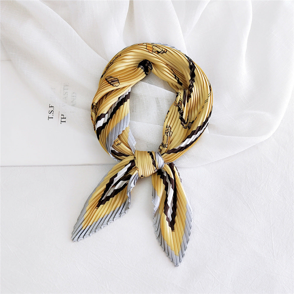 Women's Small Square Towel Silk Autumn Summer Scarfs