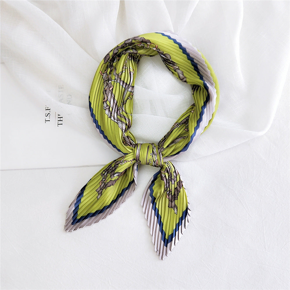 Women's Small Square Towel Silk Autumn Summer Scarfs