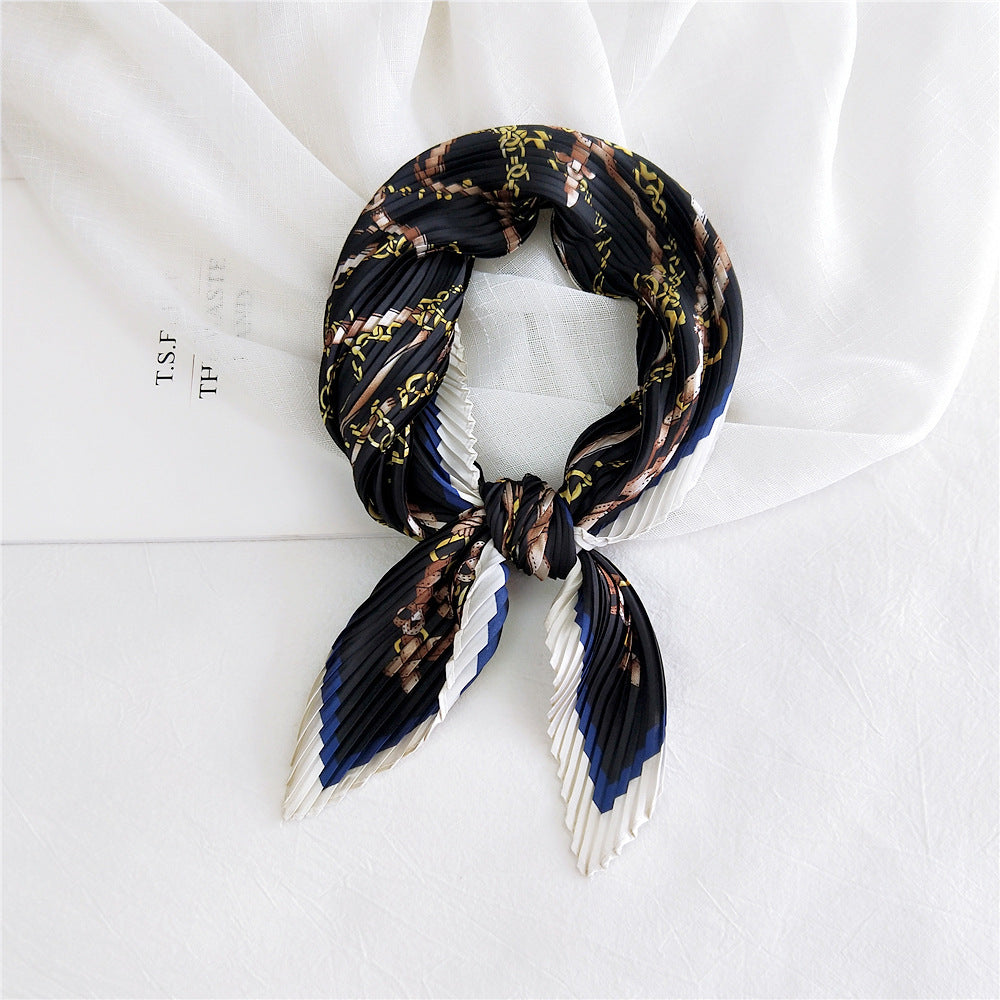 Women's Small Square Towel Silk Autumn Summer Scarfs