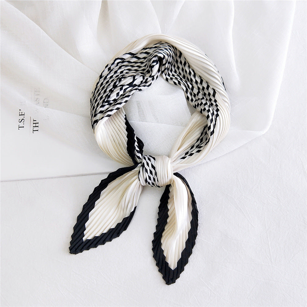 Women's Small Square Towel Silk Autumn Summer Scarfs