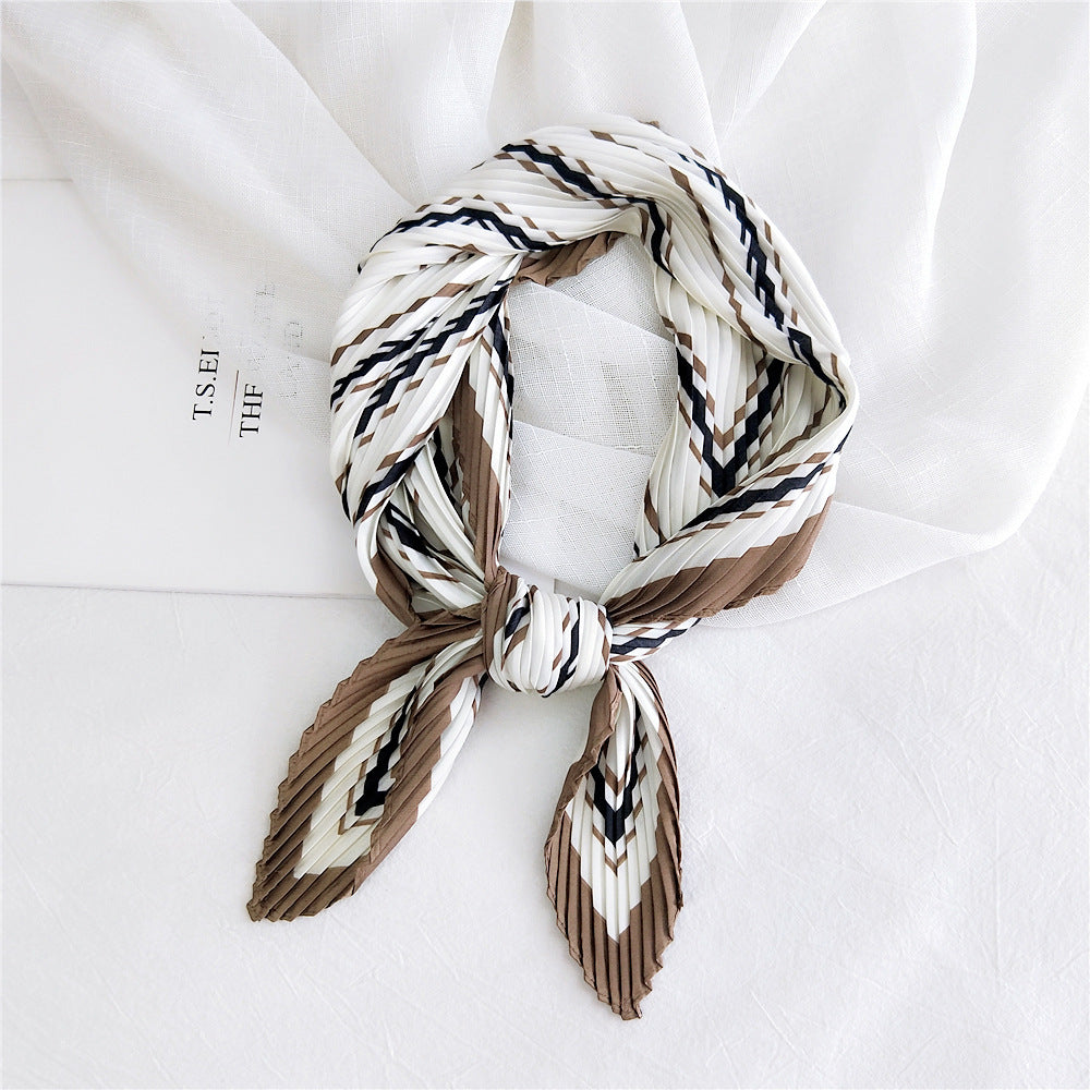 Women's Small Square Towel Silk Autumn Summer Scarfs