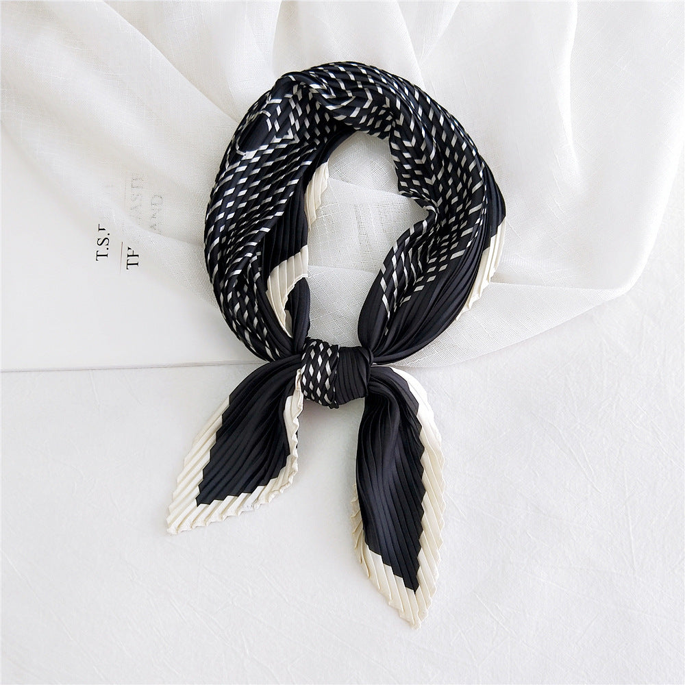 Women's Small Square Towel Silk Autumn Summer Scarfs