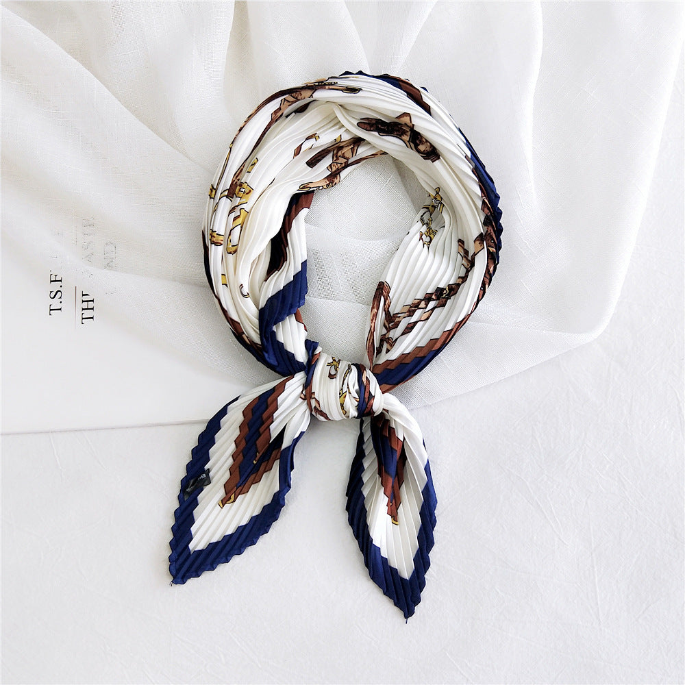 Women's Small Square Towel Silk Autumn Summer Scarfs