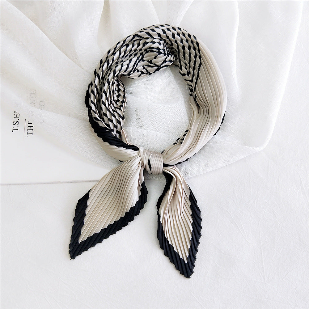 Women's Small Square Towel Silk Autumn Summer Scarfs