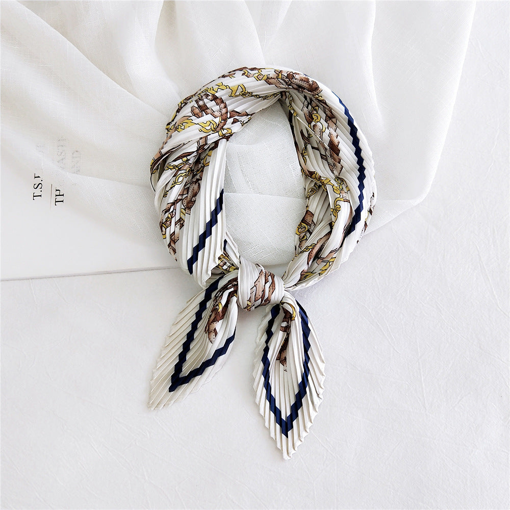 Women's Small Square Towel Silk Autumn Summer Scarfs