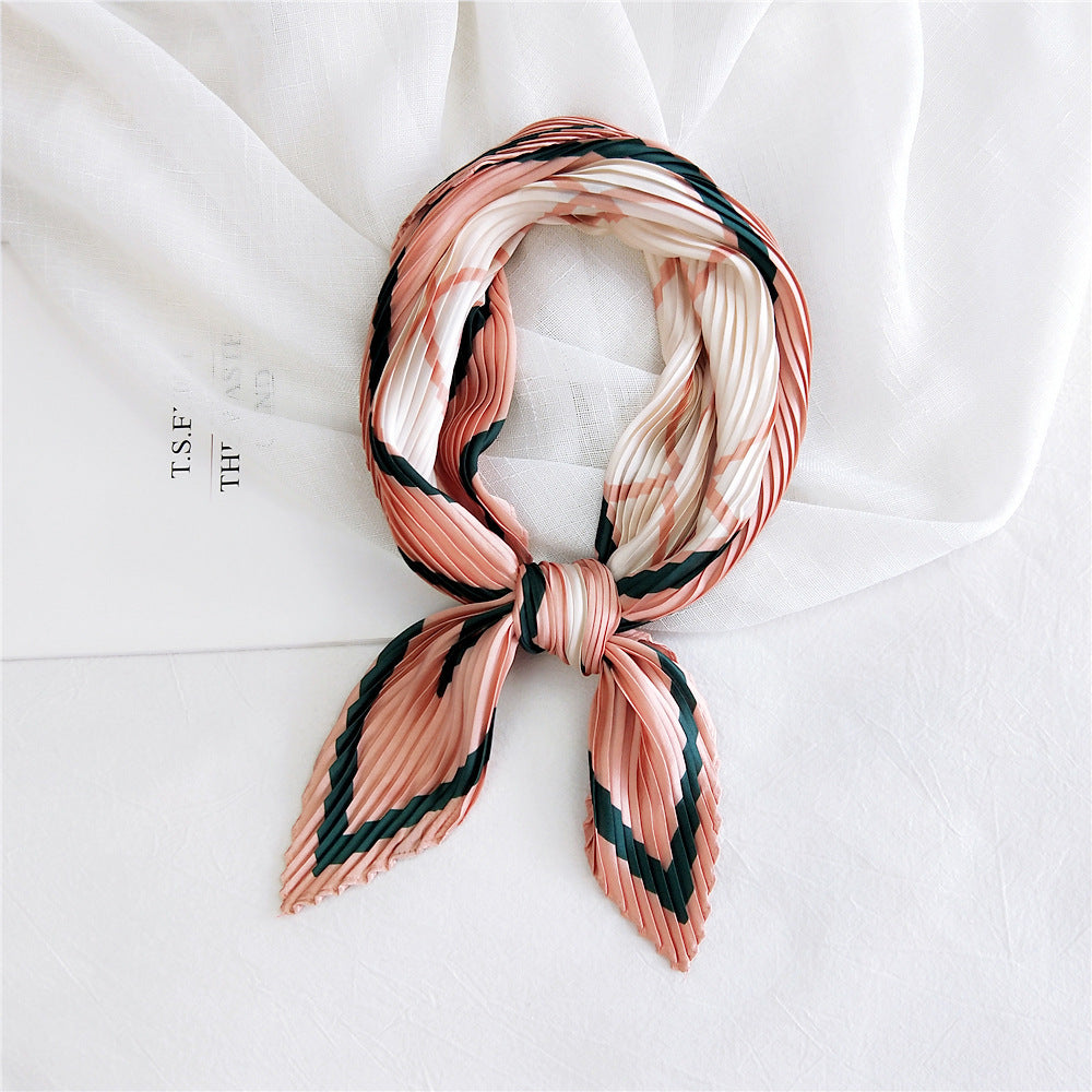 Women's Small Square Towel Silk Autumn Summer Scarfs