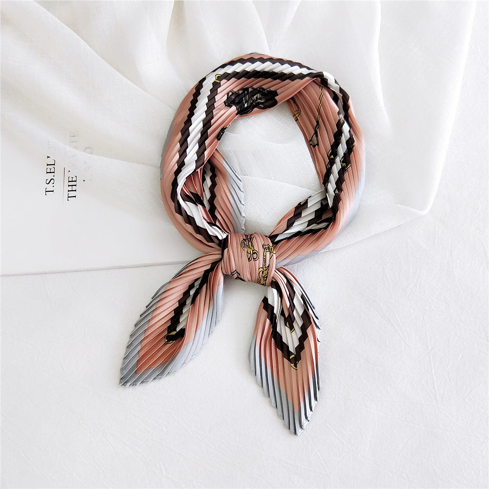 Women's Small Square Towel Silk Autumn Summer Scarfs