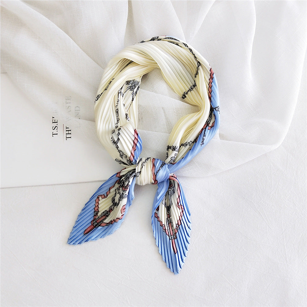 Women's Small Square Towel Silk Autumn Summer Scarfs