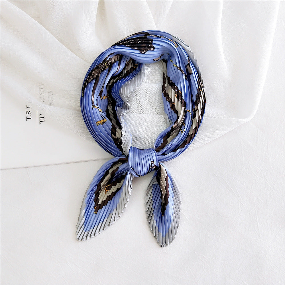 Women's Small Square Towel Silk Autumn Summer Scarfs