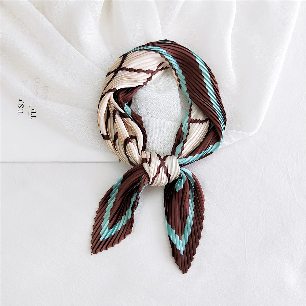 Women's Small Square Towel Silk Autumn Summer Scarfs