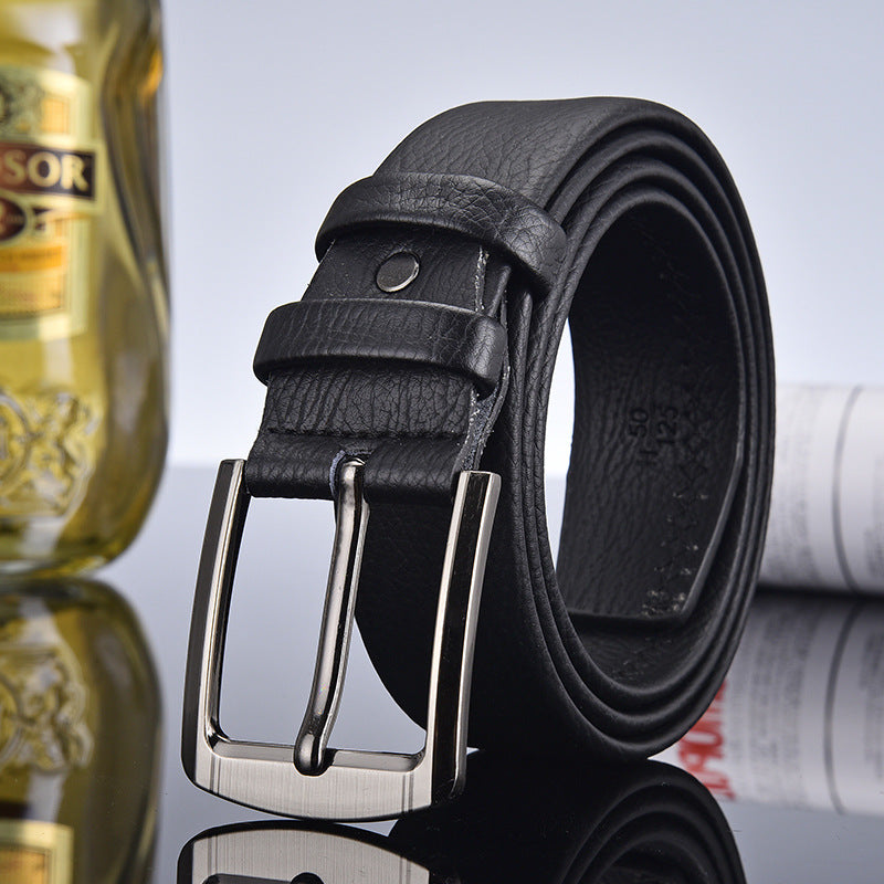 Men's Leather Imitation Pin Buckle Fashion Decoration Belts