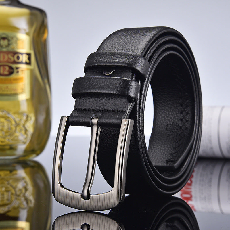 Men's Leather Imitation Pin Buckle Fashion Decoration Belts