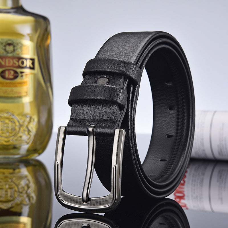 Men's Leather Imitation Pin Buckle Fashion Decoration Belts