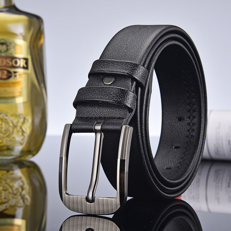 Men's Leather Imitation Pin Buckle Fashion Decoration Belts