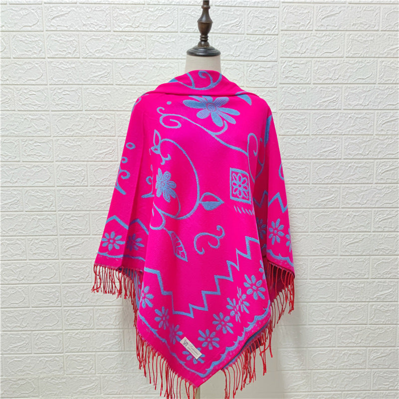 Women's Style Large Kerchief Shawl Warm Travel Scarfs