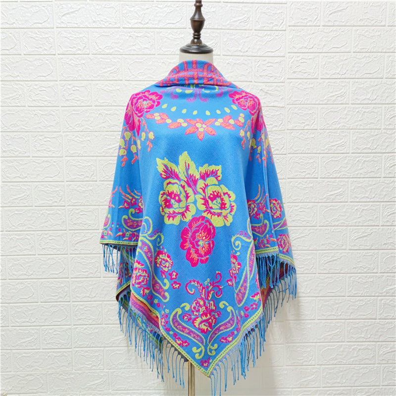 Women's Style Large Kerchief Shawl Warm Travel Scarfs