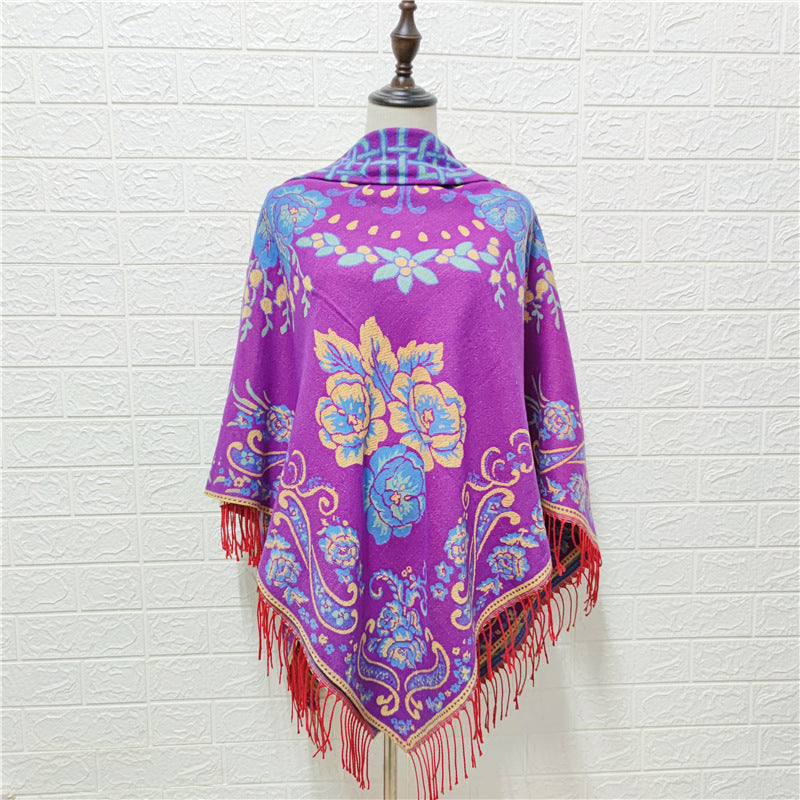 Women's Style Large Kerchief Shawl Warm Travel Scarfs