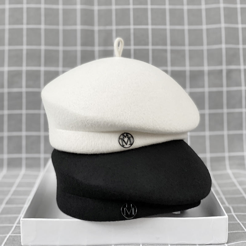 Women's Shaping Beret Woolen Retro Easy Matching Hats & Caps