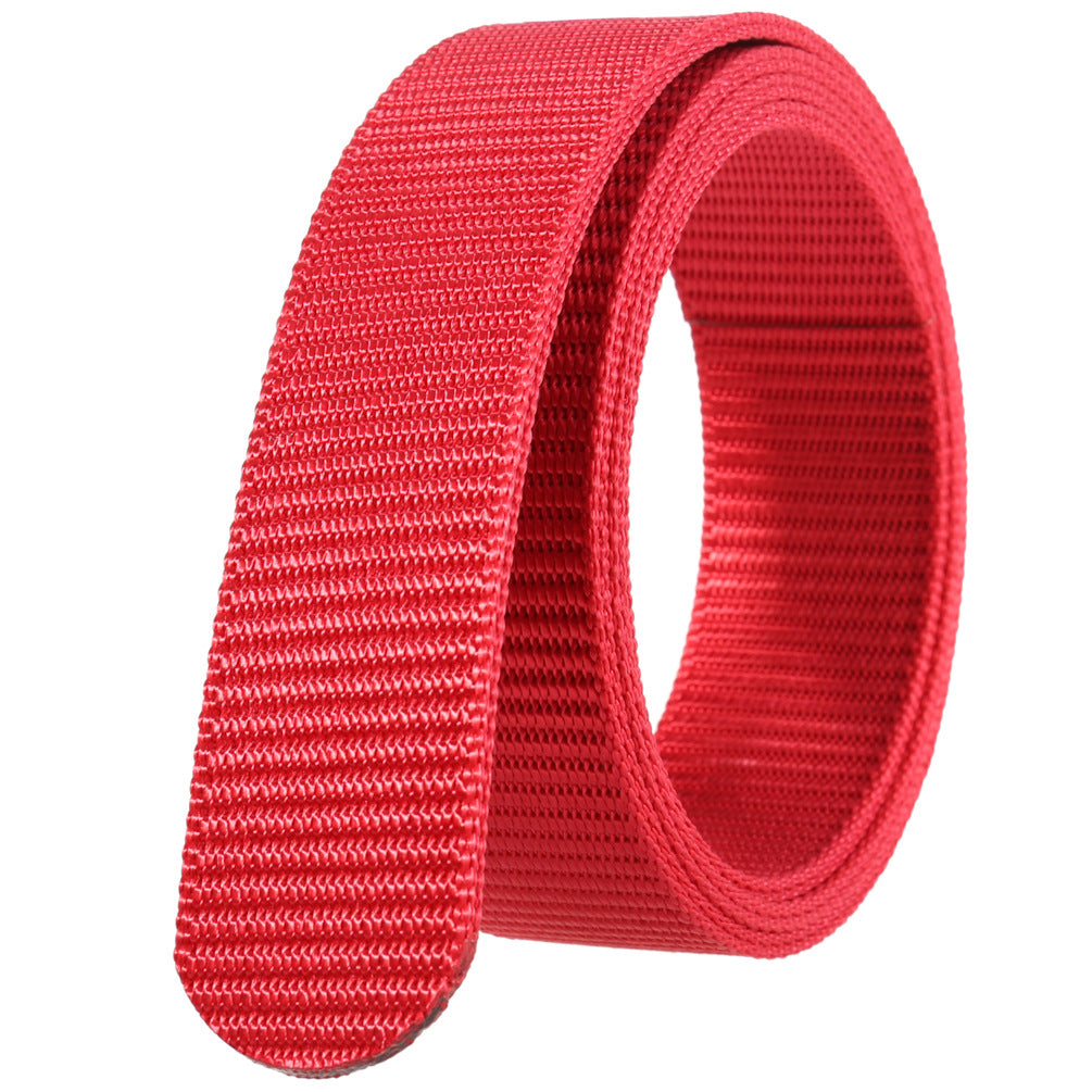 Roller Buckle Nylon Strap Toothless Strip Automatic Belts