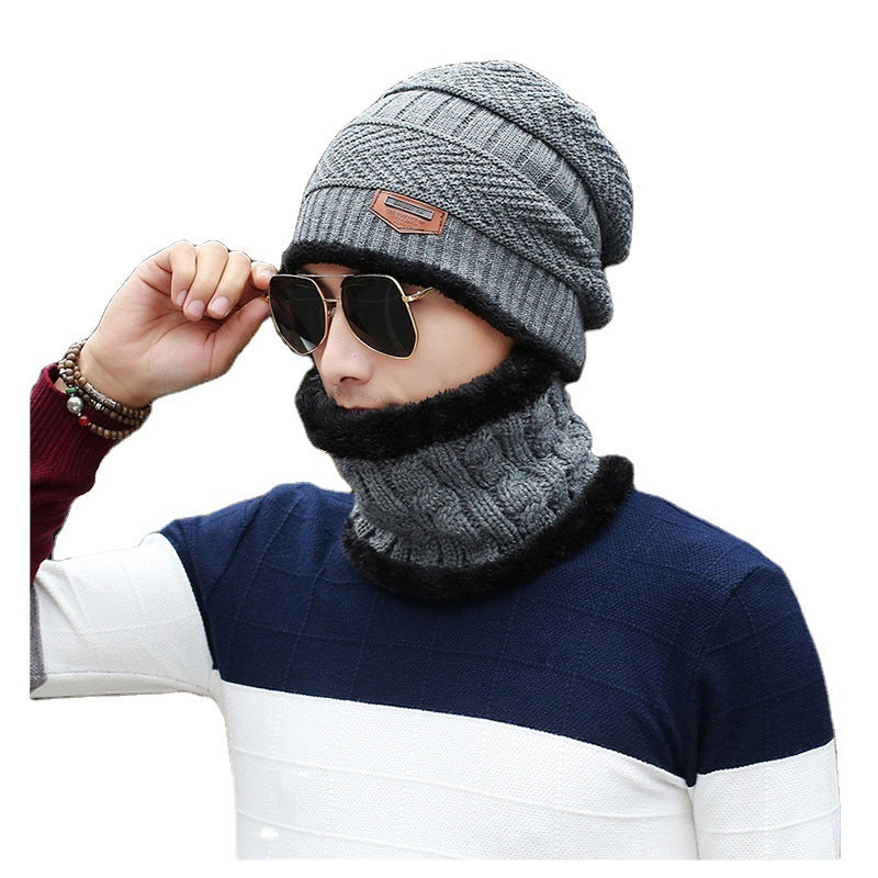 Men's Winter Hat Knitted Woolen Leisure Warm Hats & Caps