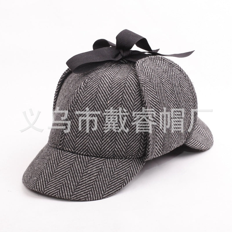 Detective Sherlock Holmes Deer Hunting Hat Roll Kids' Headwear